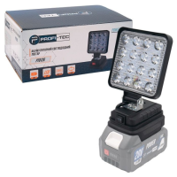 Акумуляторний світлодіодний ліхтар PROFI-TEC PT812G POWERLine : з АКБ 20 V 5.0 Ah 1шт +ЗП