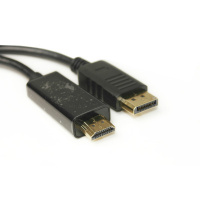 Кабель мультимедийный DisplayPort M to HDMI M 1.8m PowerPlant (KD00AS1278)