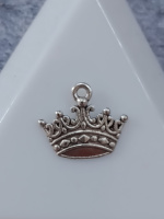 Подвеска/ Размер - 1,7×1,5см. Цвет - сталь/ Цена за 1 шт.