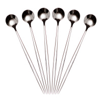Набор десертных ложек 6 штук нержавеющей стали 20.5 (см) Серебро HP-8-32
