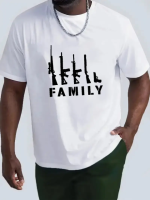 Біла чоловіча футболка з ДТФ (стандарт)