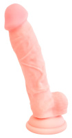 Фаллоимитатор с мошонкой Medical Silicone Dildo