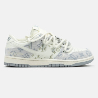 Кросівки демісезонні Nike SB x Louis Vuitton колір: білий-синій