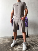 Спортивний костюм двієчка , сірого кольору , зручний