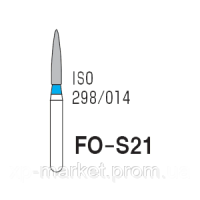 Бори алмазні турбінні MANI, 3 шт./пач. FO-S21  (298/014)