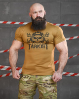 Тактична вологовідвідна футболка SABUR танкіст койот НП5191