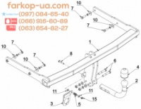 Тягово-сцепное устройство (фаркоп) Audi A7 Sportback (2011-2017)