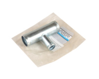 Переходник отопителя тройник (25x16х25 мм) трубка металлическая