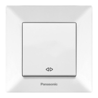 Выключатель Panasonic Arkedia Slim одноклавишный перекрестный белый