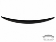 Спойлер сабля на крышку багажника Mercedes E-Class W213 2016-2020 год ( Черный Глянец )