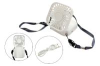 Складной аккумуляторный вентилятор Holding Fan 3 скорости с ремешком на шею (НФ-00009362)