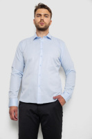 Сорочка чоловіча однотонна, колір блакитний, 214R816