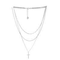 Серебряное колье CatalogSilver с без камней, вес изделия 8,61 гр (2053064) 400430 размер