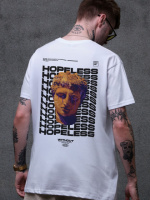 Оверсайз Футболка З Принтом Without Hopeless White