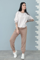 Демісезонний костюм в смужку «Delight» оптом | Норма Капучіно, 42-44