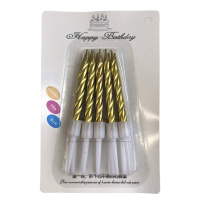 Свічки в торт 10 шт. в наборі