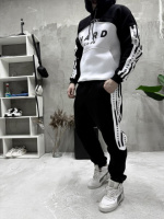 Спортивний костюм чорний утеплений | 5-926