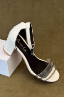 Босоножки женские, цвет белый, 243RE280