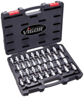 Набор специальных головок 1/2«, 36 пр., VIGOR, V2496