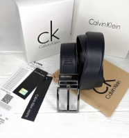 Чоловічий шкіряний  ремінь Calvin Klein