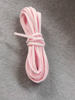 Шнур замшевый/ ширина 3 мм/ розовый/ 3 метра
