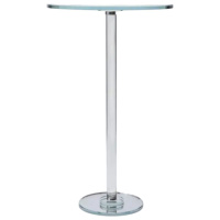 Тортовница стеклянная на высокой ножке 30×50 см круглая подставка для торта, капкейков HP-4-87S