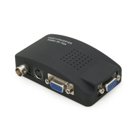 Конвертер VGA to BNC, IN-BNC (папа) на OUT-VGA(мама), Black, Пакет Q25