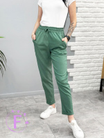 Вкорочені штани з кишенями «Street» оптом | Норма Фісташковий, 42