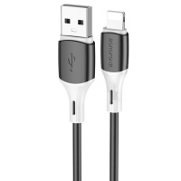 Дата кабель Borofone BX79 USB to Lightning (1m), Чорний - купити в SmartEra.ua