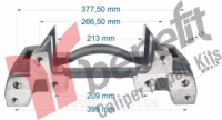 10500 Скоба держатель суппорта Knorr SK7, BPW Axle, K004099, 212600