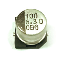 100mkF-6,3V smd 105C 6x5 CE Yageo