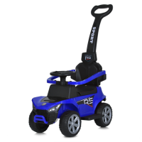 Каталка-толокар з батьківською ручкою електромобіль (мотор 25W, 6V4AH) Bambi M 5764EBLR-4 синій