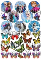 Вафельные картинки на тему: Фрозен (Холодное сердце)