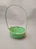 Корзина маленькая / Овал / Зелёный