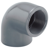 Коліно перехідне ПВХ Hidroten 1002201, з внутрішньою різьбою, d20-1/2«