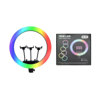 Лампа кільцева RGB MJ56