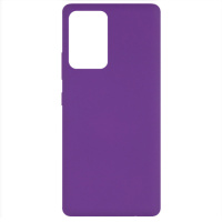 Чохол Silicone Cover Full without Logo (A) для Samsung Galaxy A72 4G / A72 5G (Фіолетовий / Purple) - купити в SmartEra.ua