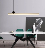 Люстра светодиодная подвесная LED светильник для квартиры на потолок лэд 26267 Золото 13-150х6х118 см.