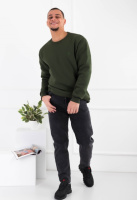 Чоловічі темно-сірі джинси батал