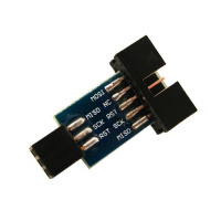 10 на 6 pin переходник, ATMEL AVRISP USBASP STK500