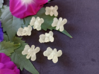 Бусина Мишка, Пластик. Размер - 16 мм. Цвет - желтый