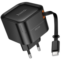 МЗП Hoco C153A Changer With Retractable Cable Type-C PD20W
