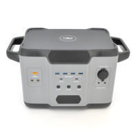 Портативная зарядная станция XO-PSA-1200Q мощностью 1200W, (1080Wh/300000mAh), Output:3AC+2USB+1Type-C+2DC+1*Cigarette Lighter Female, Black