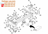 Тягово-сцепное устройство (фаркоп) Mercedes ML W164 (2005-2011)