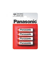 Батарейки Panasonic - Red Zinc АА R6, 1.5V, 4/48/240 шт.