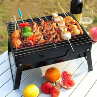 Складной барбекю гриль портативный мангал BBQ Grill Portable – жаропрочный Лучшая цена!