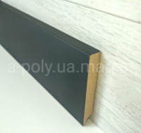 Плінтус МДФ DEPRO Чорний 80 х 12 х 2400 мм 3039561
