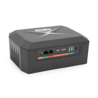 ИБП UPS-100W/32 DCP-100W-48 для роутеров/коммутаторов/PON, 9/12V*3, 48000мAh(8*6000MAh), Black, BOX