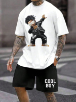 Комплект футболка та шорти ДТФ,якісний костюм на літо