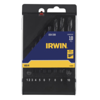 Набор сверл по металлу Irwin HSS pro, 10 предметов Ø1-10 мм